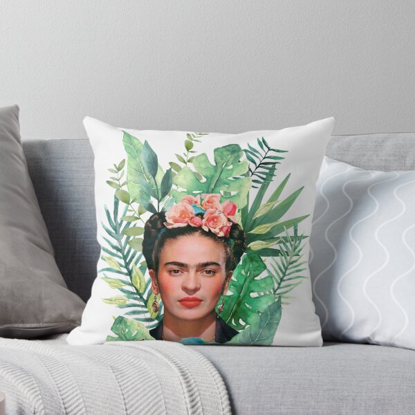 Item preview, Frida Kahlo print, watercolor flowers, color designed and sold by Adriana C (All about Frida).
