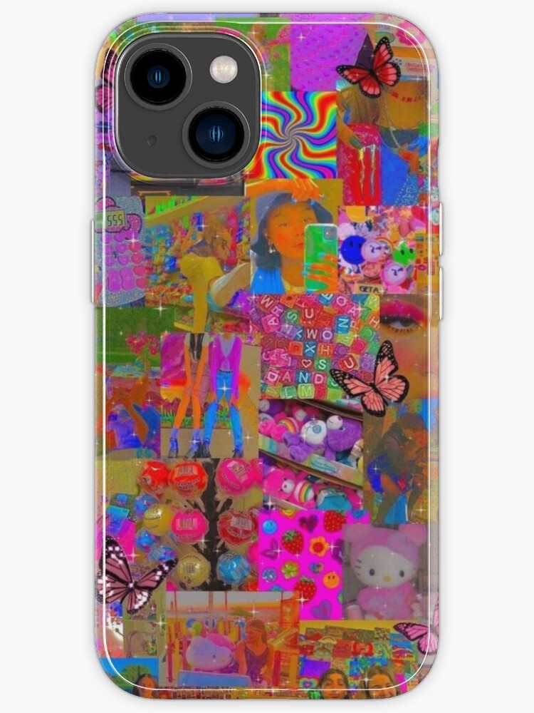 Indie Collage Case Compatible with iPhone 12 Pro Max,Aesthetic Art Design  TPU Full Cover Shock-proof Case 