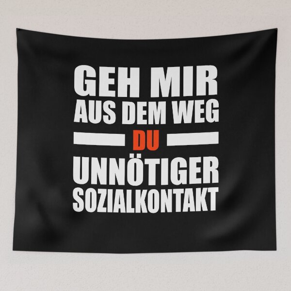 Item preview, Get out of my way you unnecessary social contact designed and sold by Stndor.