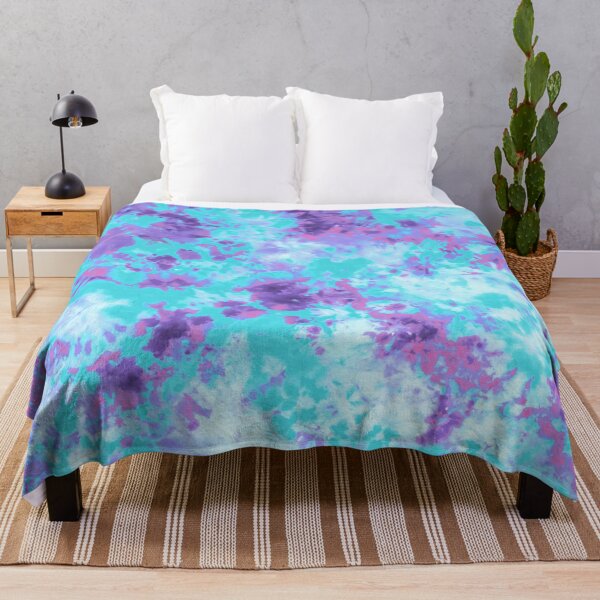 Item preview, Blue, purple and white tie-dye pattern designed and sold by RoguePixel.