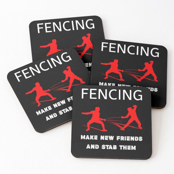 Item preview, Fencing Make New Friends And Stab Them,fencing fencer,funny fencing trainer gift  designed and sold by Essakhi12.