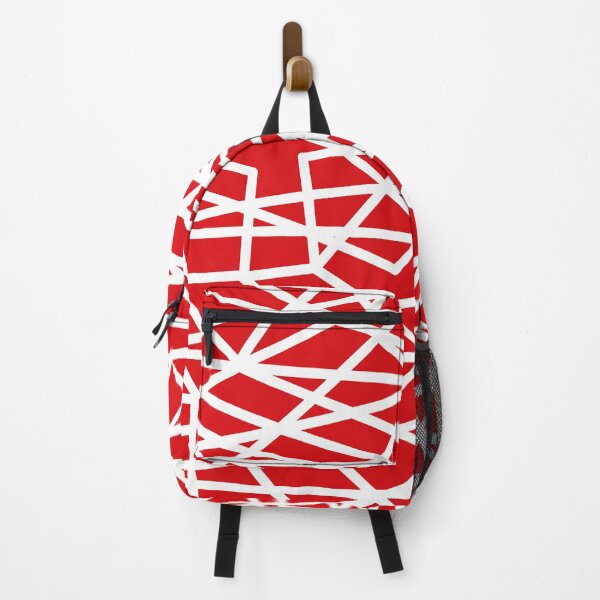 Item preview, Red with White Geometric Lines designed and sold by Whoopsidoodle.