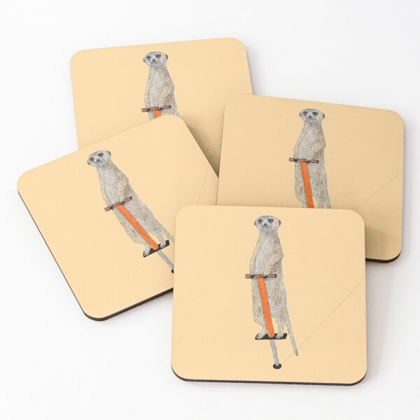 Item preview, Meerkat on a pogo stick designed and sold by Martina Scott.