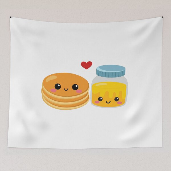 Item preview,  Cute Adorable Couple!- Kawaii Food Lovers designed and sold by sweetpeanut.
