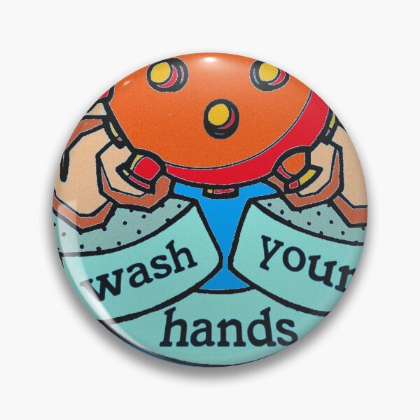 Item preview, wash your hands (coloured version) designed and sold by sandpiperstudio.