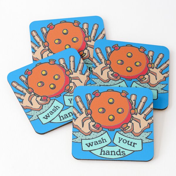 Item preview, wash your hands (coloured version) designed and sold by sandpiperstudio.