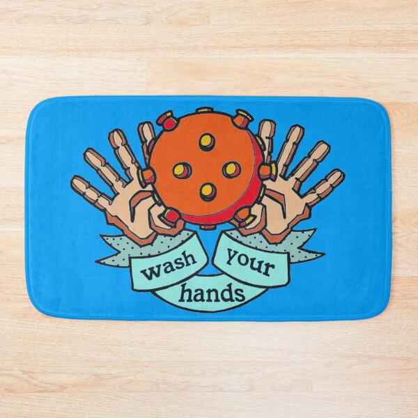 Item preview, wash your hands (coloured version) designed and sold by sandpiperstudio.