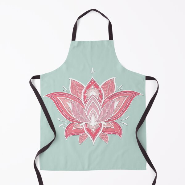 Item preview, Lotus Mandala (Dark Pink, Light Pink, and Green) designed and sold by squishyrainbow.