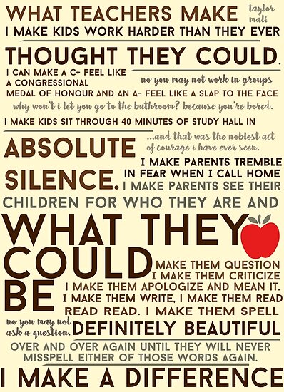 Image result for what teachers make
