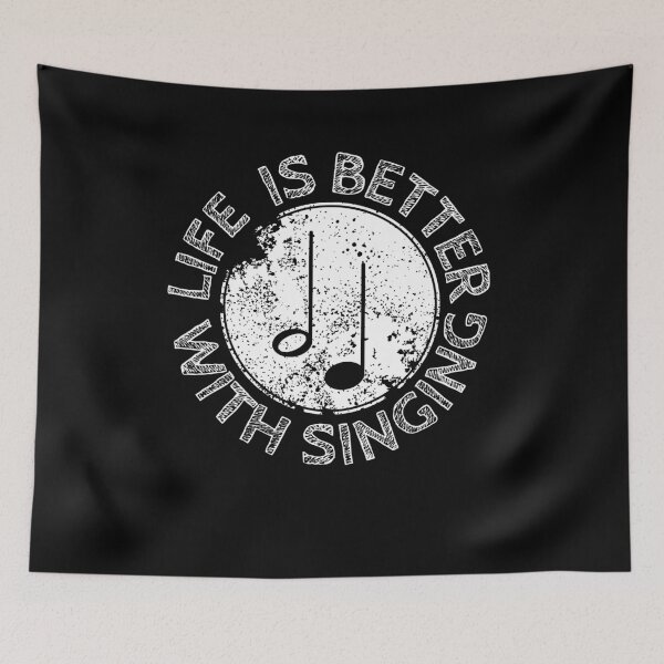 Item preview, Life Is Better With Singing designed and sold by TeePartyHost.