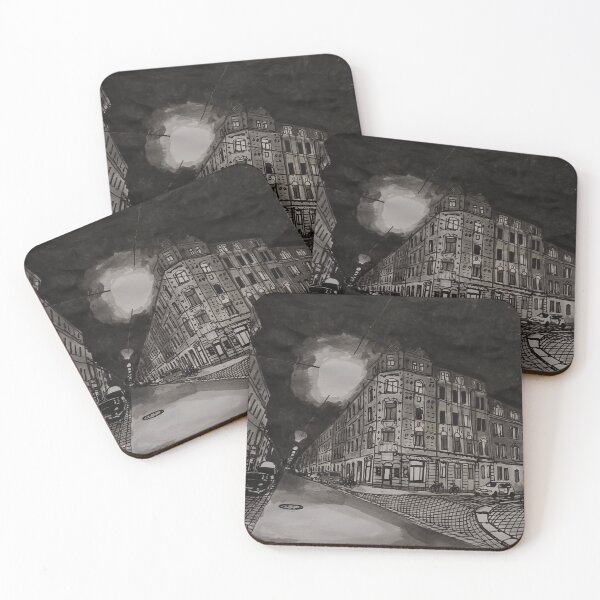 Item preview, Night in the neighborhood designed and sold by UMA Urban Sketch.