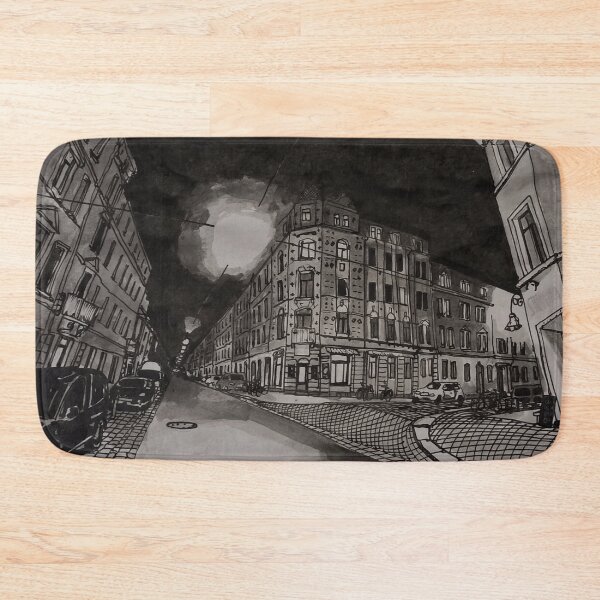 Item preview, Night in the neighborhood designed and sold by UMA Urban Sketch.