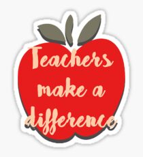 Les enseignants font une différence Sticker