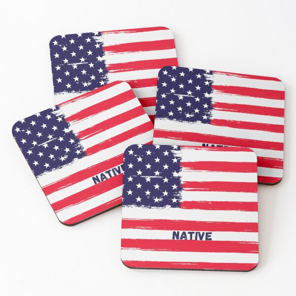 Item preview, Native United States - Native USA - American Flag - Kook Art designed and sold by KookArt.