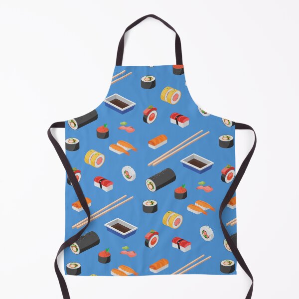 Item preview, Sushi Set - Cute Sushi Rolls, Sashimi, Chopsticks, Wasabi & Ginger designed and sold by MB.