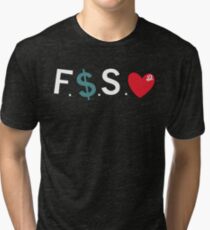 Official Fuck Money Spread Love - J.cole Tri-blend T-Shirt