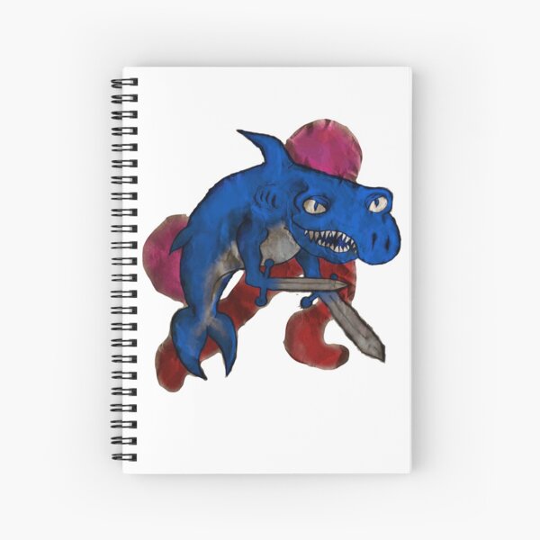 Swordhand Shark with Colors Spiral Notebook