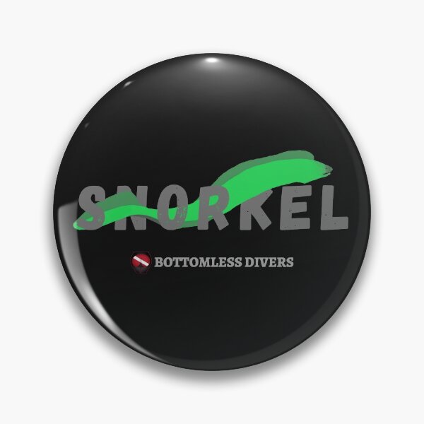 Item preview, Snorkel with Green Moray Eel designed and sold by BottomlessDiver.