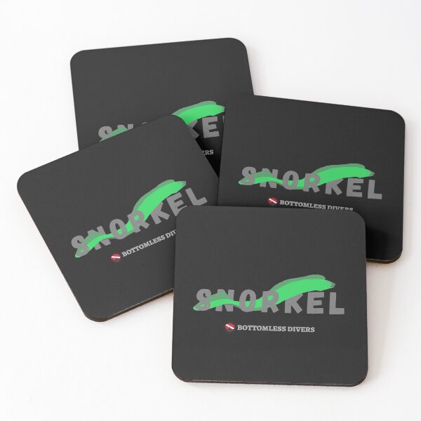 Item preview, Snorkel with Green Moray Eel designed and sold by BottomlessDiver.