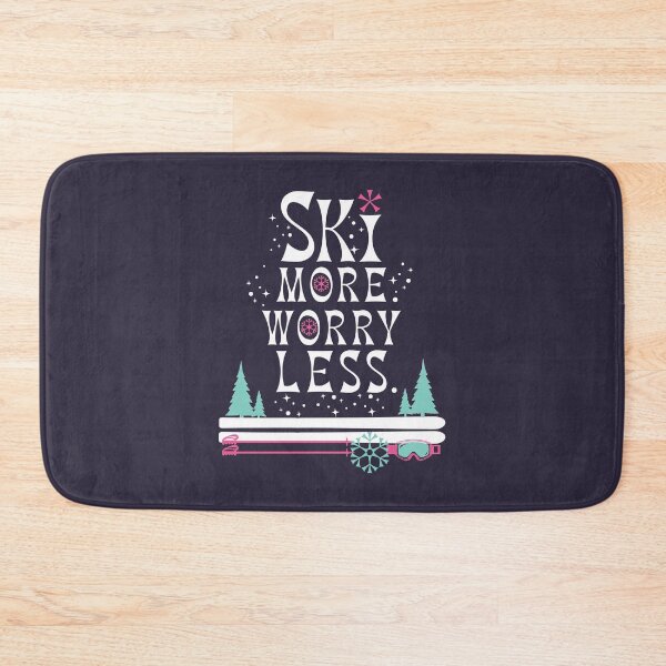 Item preview, Ski More, Worry Less designed and sold by SharksOnShore.