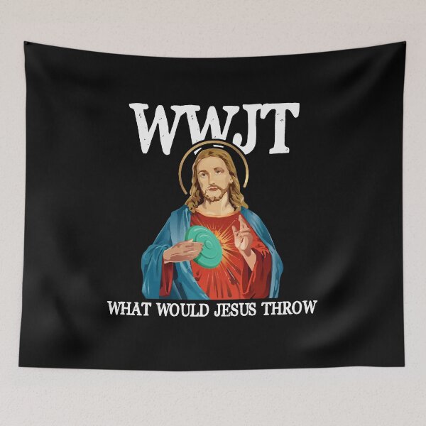 Item preview, What Would Jesus Throw - Golf Disc designed and sold by Dressed For  Duty.