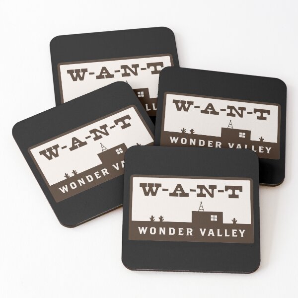 Item preview, Songs for the Deaf W-A-N-T Want Wonder Valley Radio Station Logo designed and sold by vulpesantiquus.