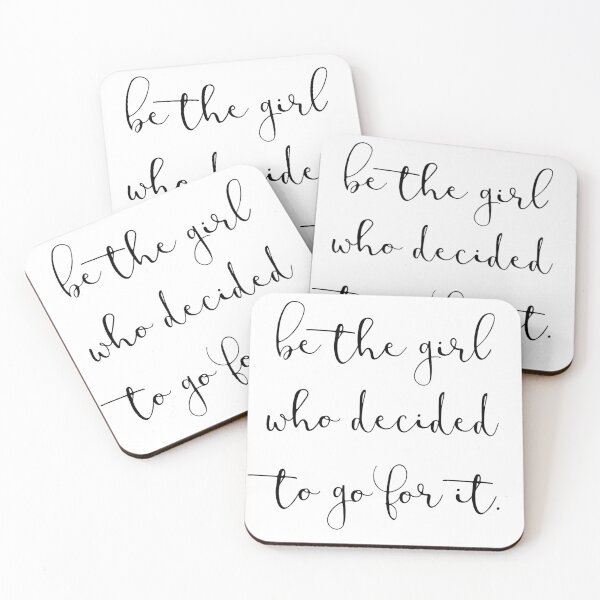 Item preview, Be The Girl Who Decided To Go For It designed and sold by 2411.