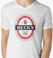 Beck's Men's V-Neck T-Shirt