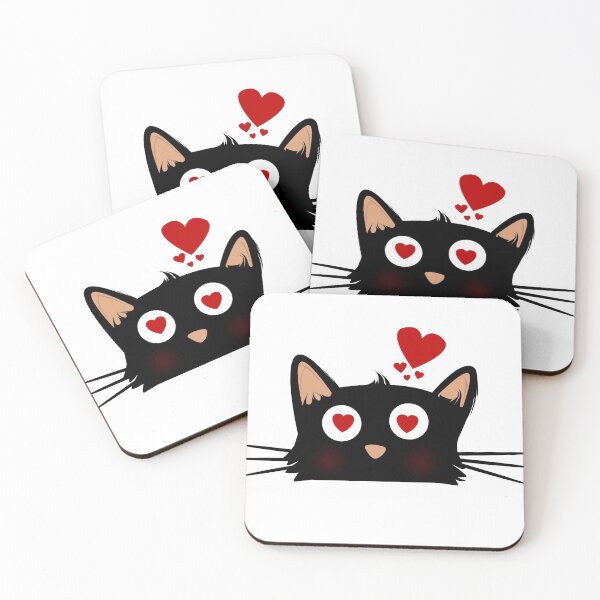 Item preview, Funny black cat love designed and sold by Ridaelb.