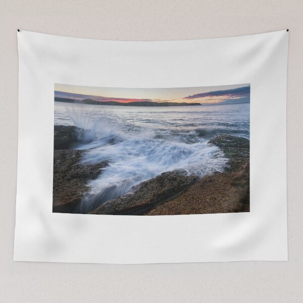 Item preview, Splash on the rocks at Umina Beach designed and sold by Geoff Wols.