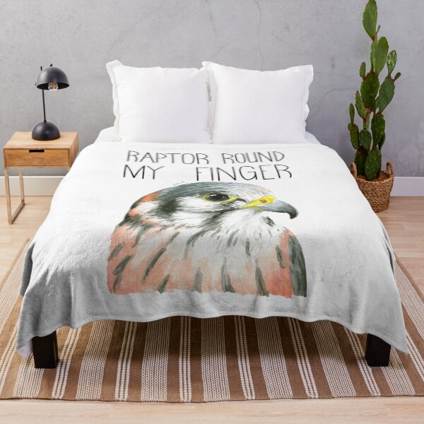 Item preview, Raptor Round My Finger (American Kestrel) designed and sold by LauraWolfArtist.