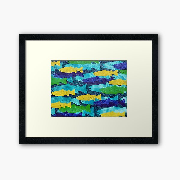 Small Tributary 1 Framed Art Print