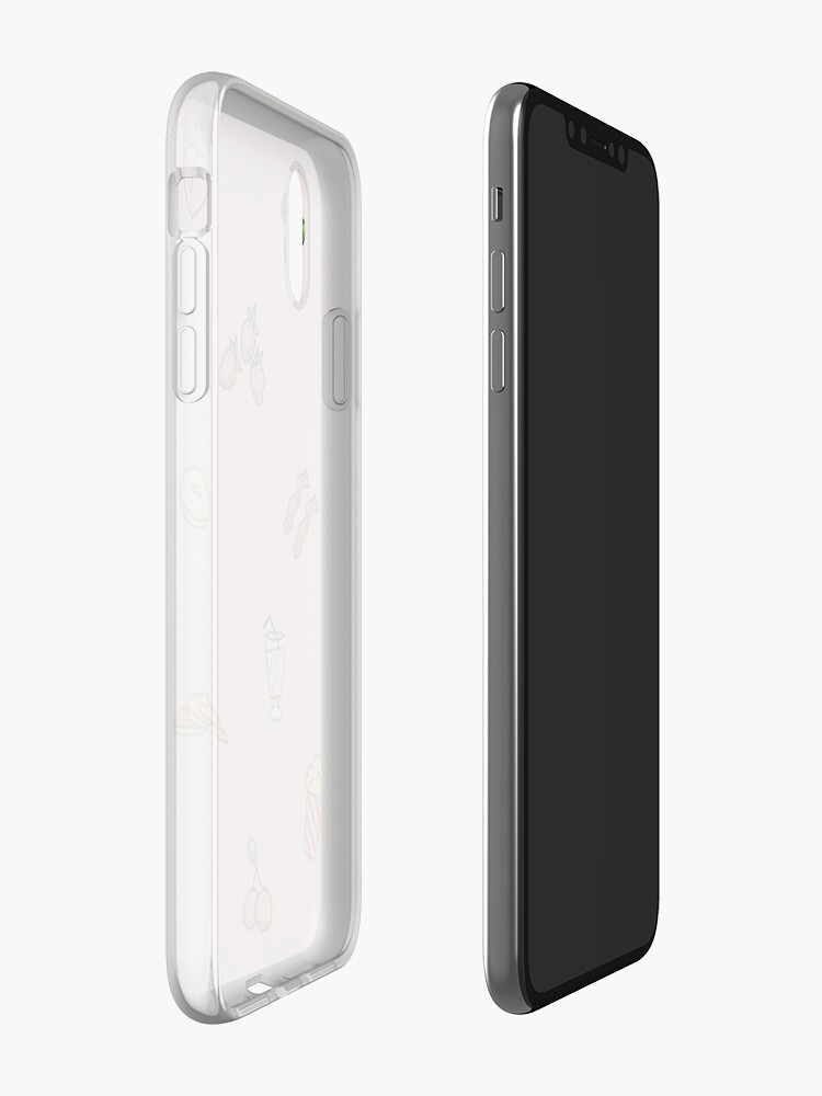 Alternate view of Foodie stickers iPhone Case