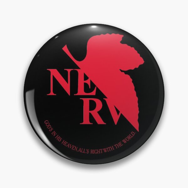 Item preview, NERV logo symbol (anime manga 90s style Sinji Azuka Rei Evas Neon Genesis) designed and sold by frikybomb.