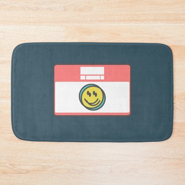 Item preview, Smiley Face Nametag designed and sold by ontenno-designs.