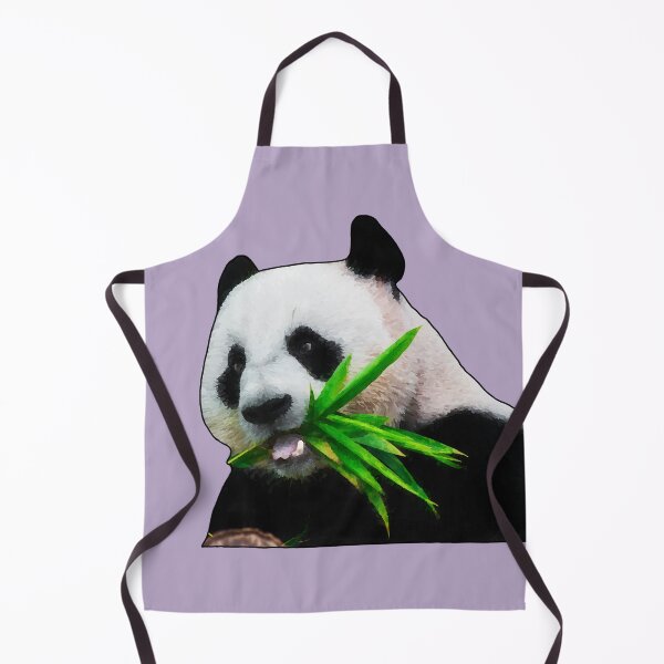 Item preview, Panda Having some Lunch on Purple designed and sold by Tranquilarrow.