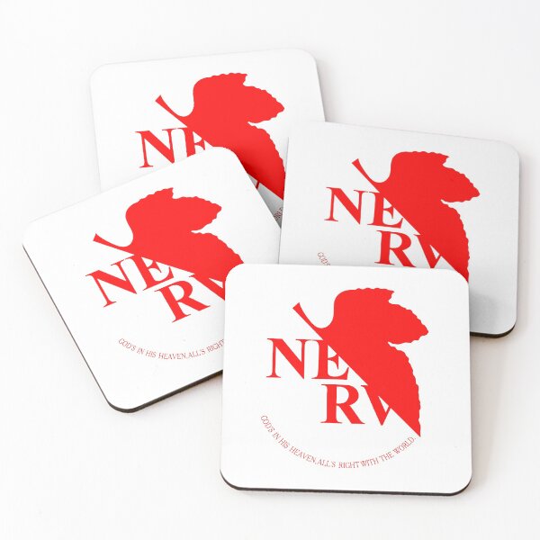 Item preview, NERV logo symbol on white (anime manga 90s style Sinji Azuka Rei Evas Neon Genesis) designed and sold by frikybomb.