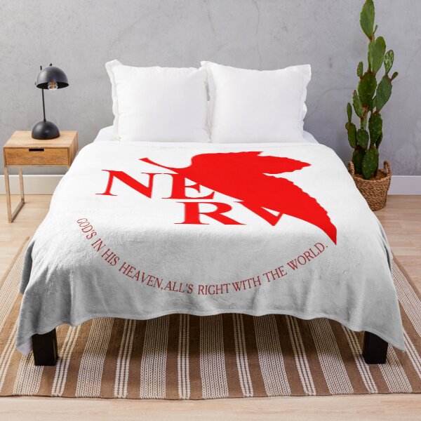 Item preview, NERV logo symbol on white (anime manga 90s style Sinji Azuka Rei Evas Neon Genesis) designed and sold by frikybomb.