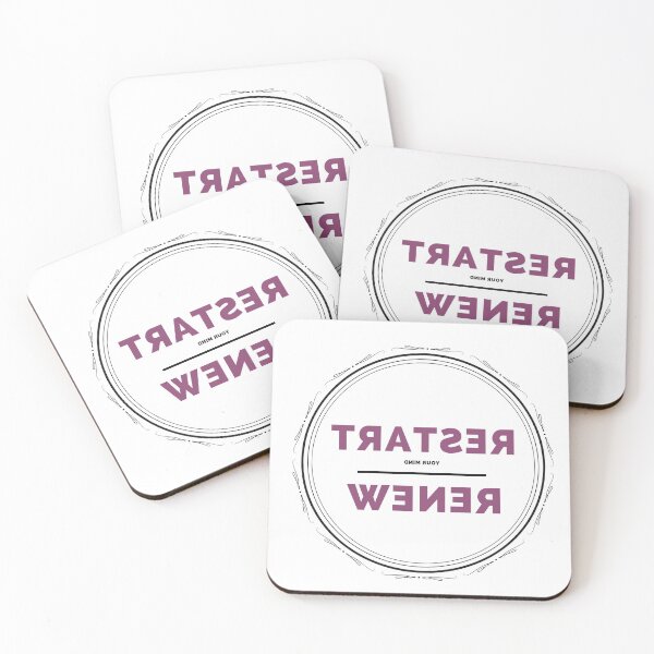 Item preview, restart your mind renew - A quote about change designed and sold by TrueFit Essentials.