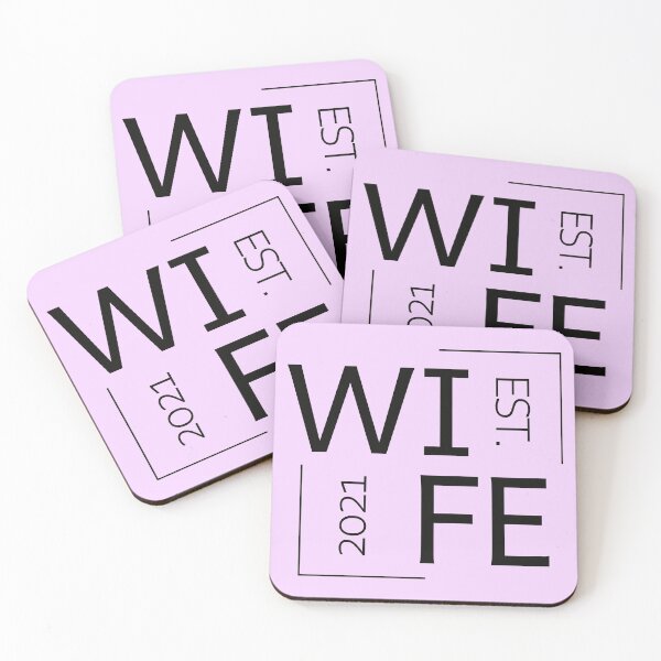 Item preview, WIFE EST. 2021 designed and sold by CreativaArt-.