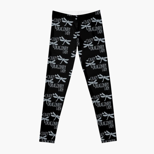 Crazy Dragonfly Lady Leggings