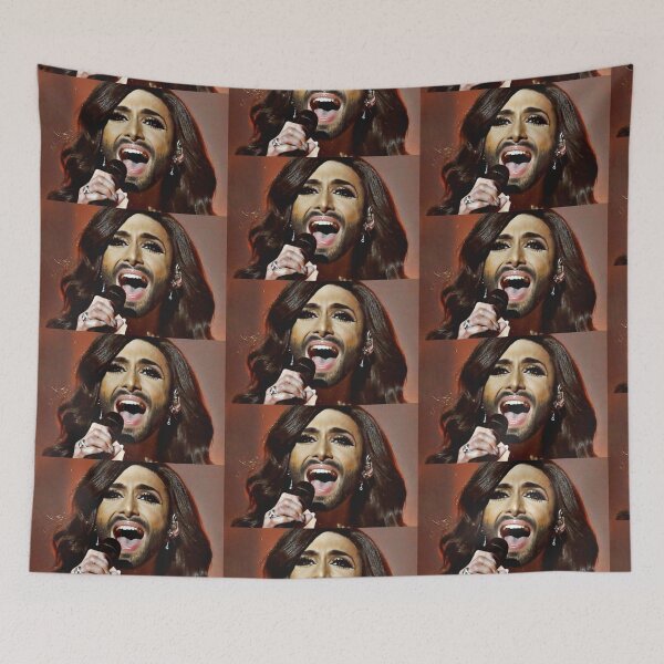 Item preview, Bearded Lady (Conchita Wurst) Novelty Face  designed and sold by hypocratees.