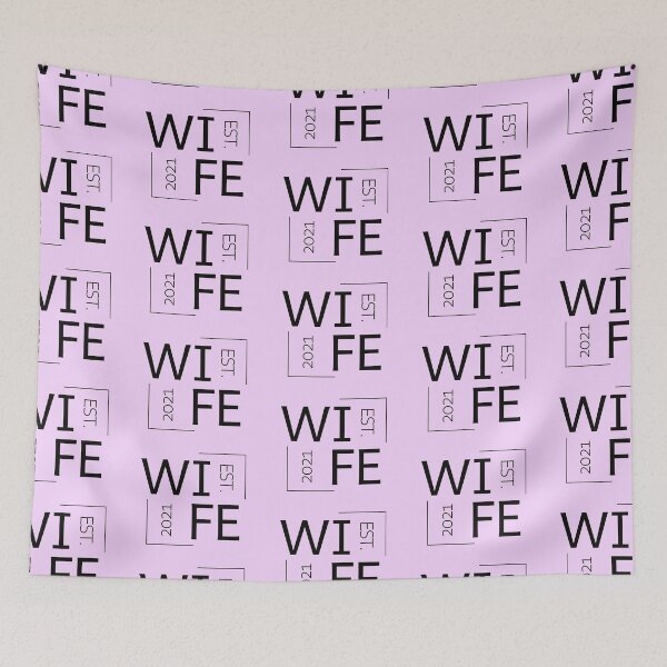 Item preview, WIFE EST. 2021 designed and sold by CreativaArt-.