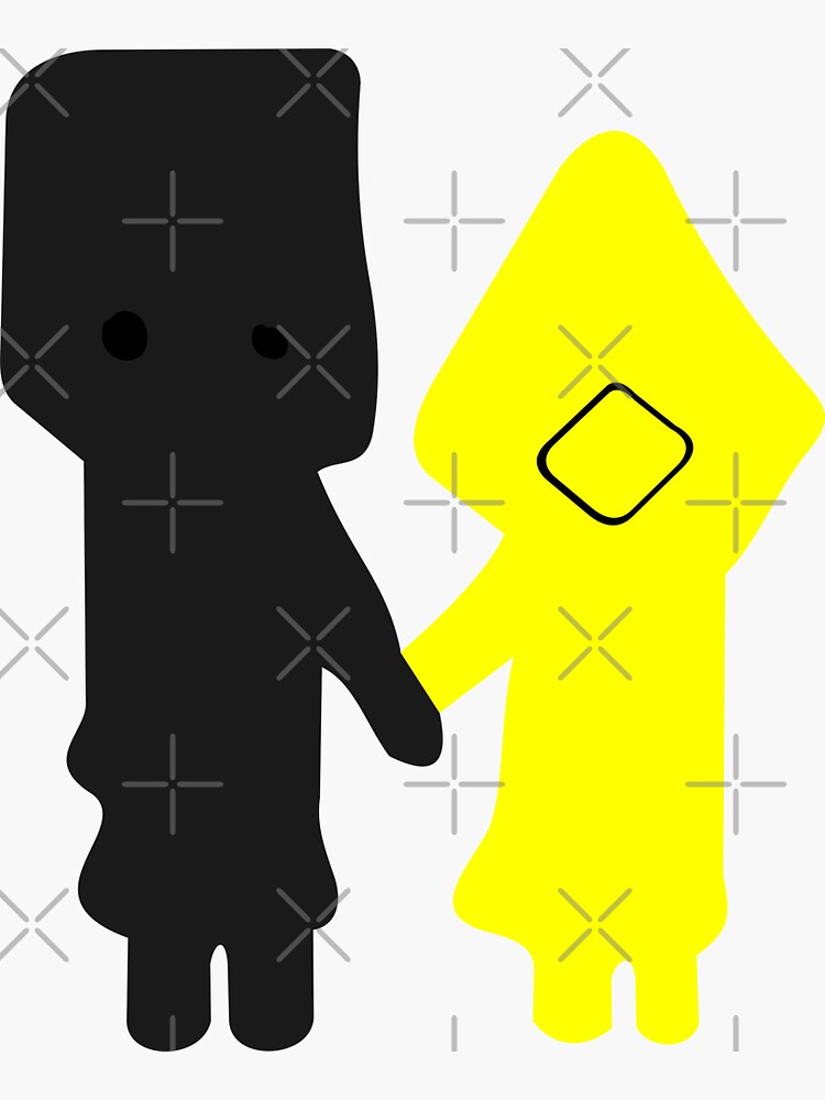 The Little Nightmares 2 Six And Mono - Little Nightmares 2 - Sticker