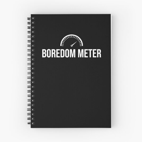 Item preview, Boredom Meter designed and sold by MbyMorganK.