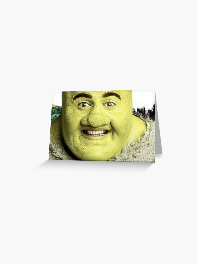 Shrek Face Meme | Greeting Card