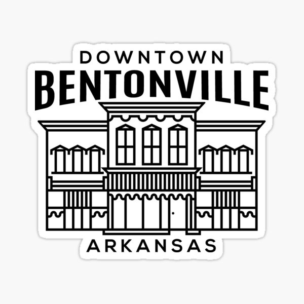 Item preview, Downtown Bentonville AR designed and sold by HalpinDesign.