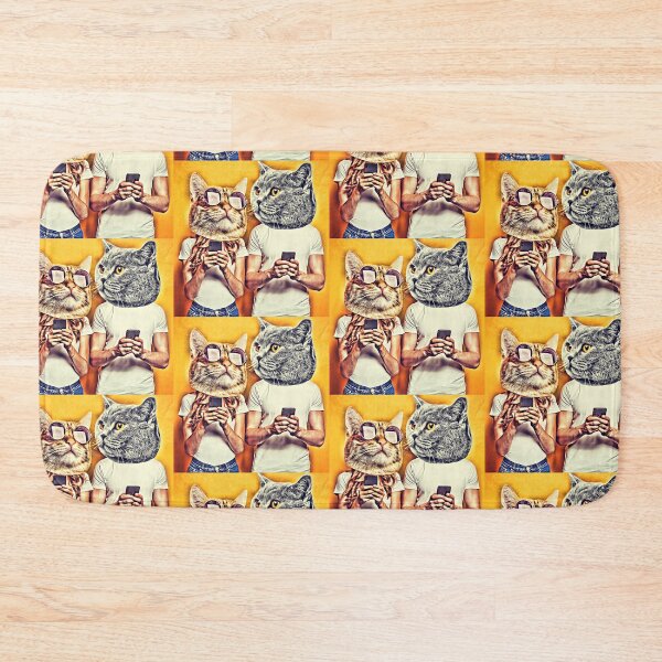 Item preview, Cool Cats Taking Selfies - Funny Surreal Cats designed and sold by AnimalSociety.