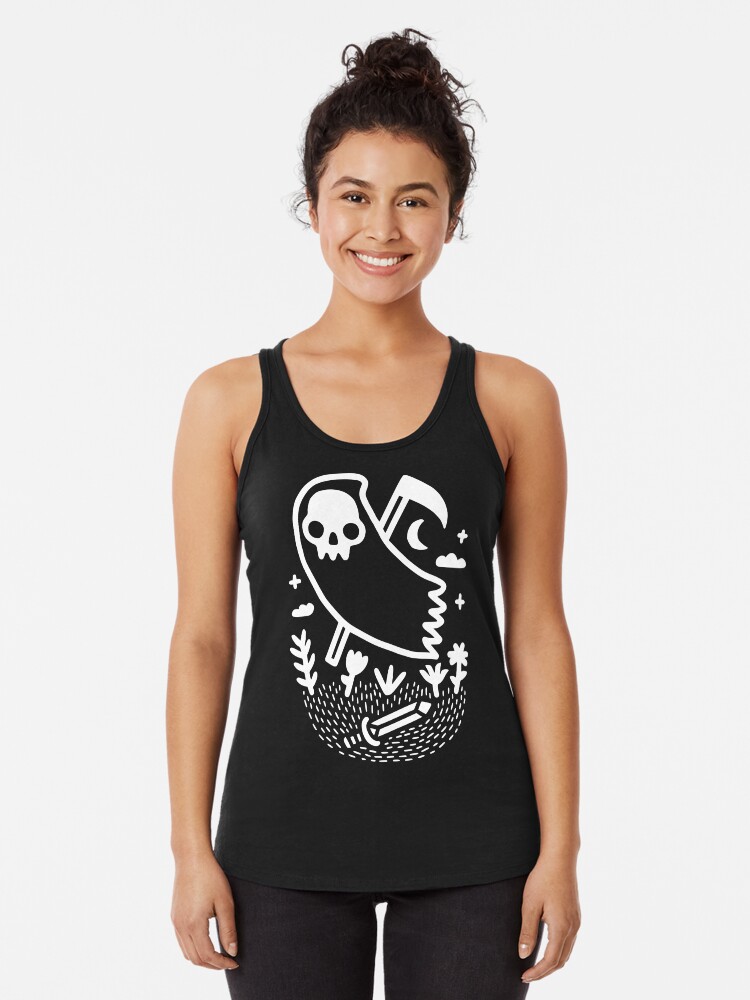 Thumbnail 1 of 3, Racerback Tank Top, Another Grim Night designed and sold by obinsun.