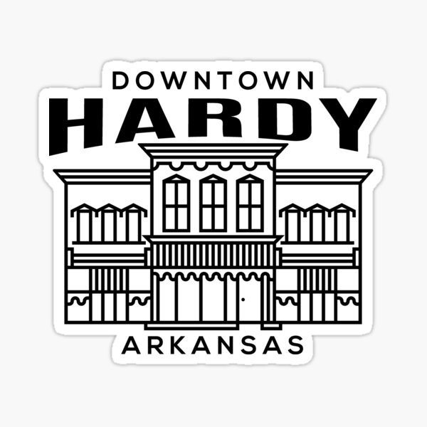 Item preview, Downtown Hardy AR designed and sold by HalpinDesign.